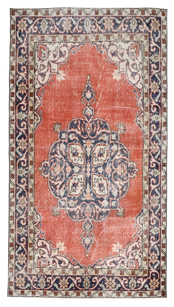 Turkish Vintage Rug 3’8’’ x 6’8’’ ft