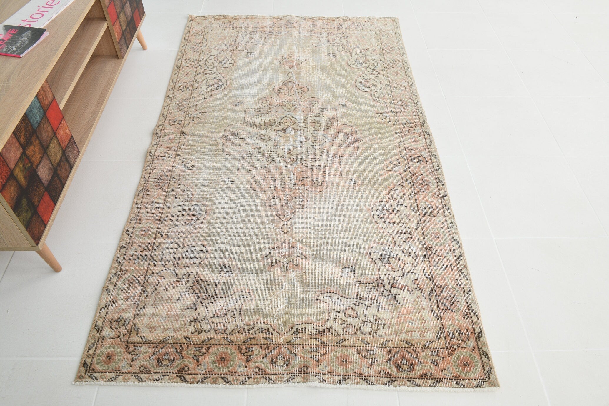 Turkish Vintage Rug 3’9’ x 6’8’