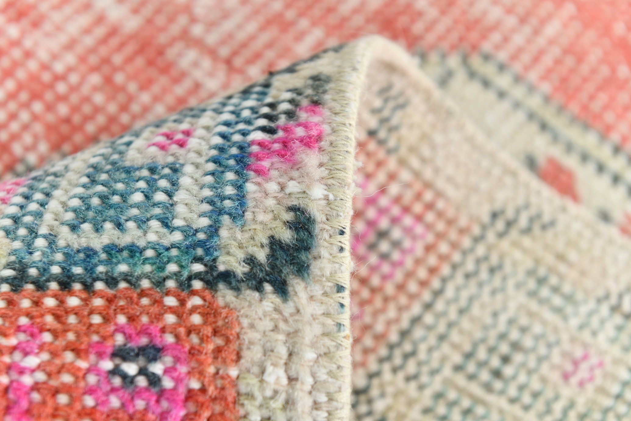 Turkish Vintage Rug 4’1’ x 7’2’