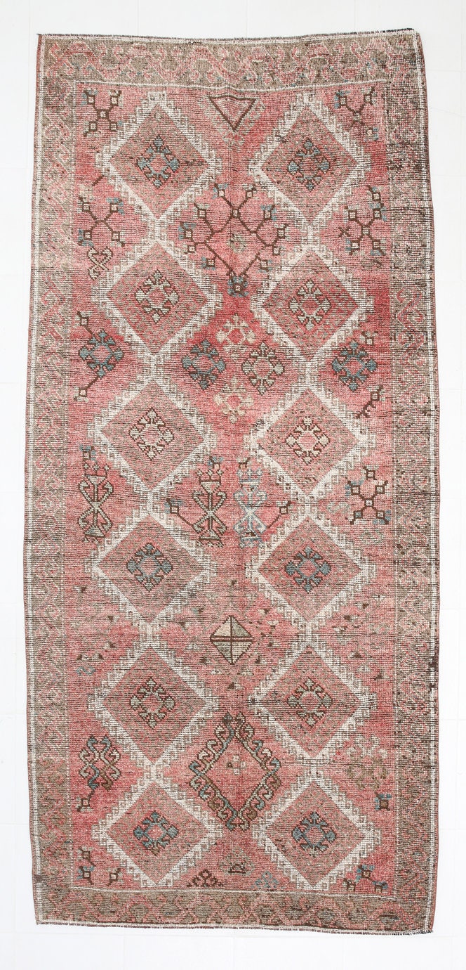 Turkish Vintage Rug 4’11’’ x 10’8’’ ft