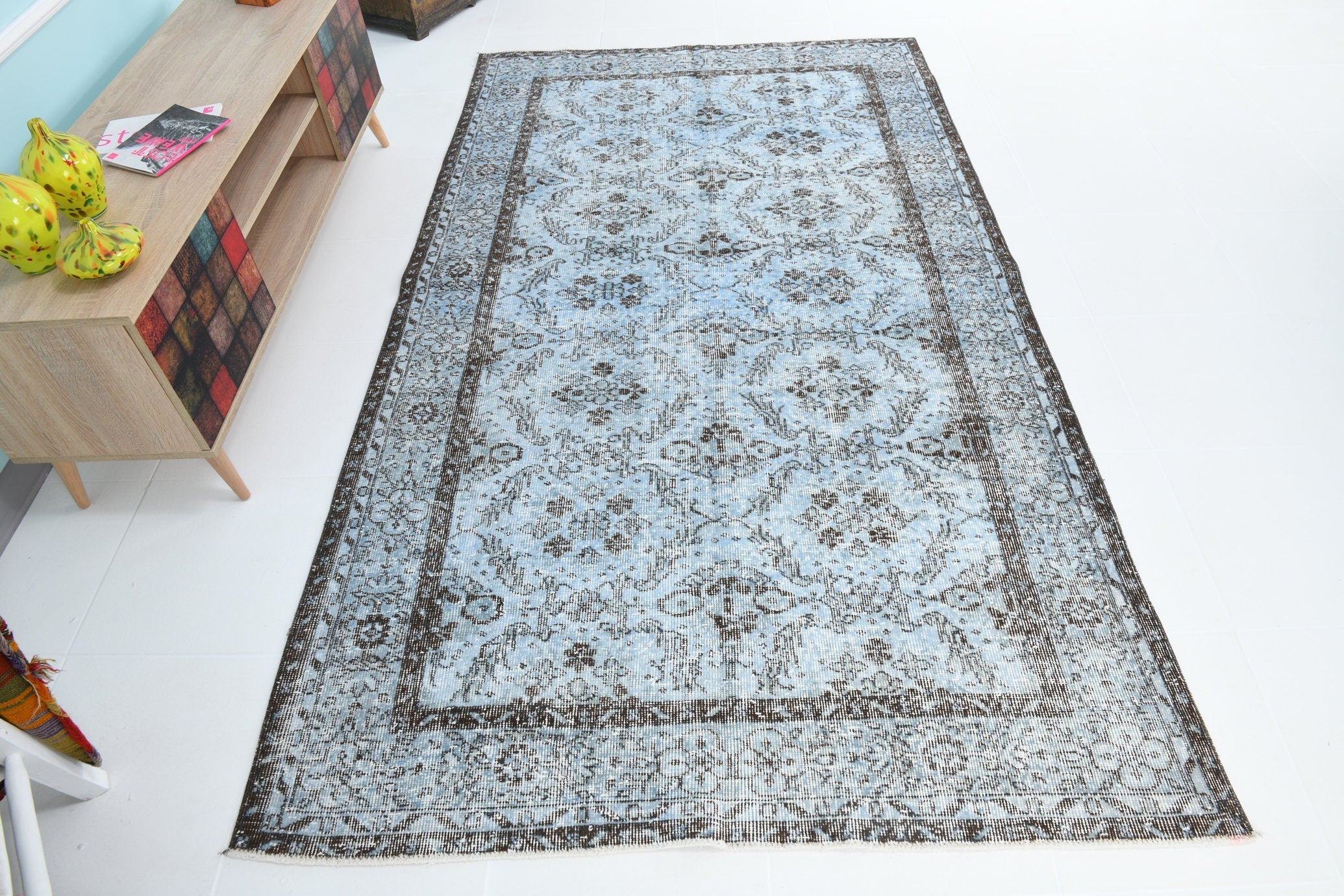 Turkish Vintage Rug 4’11’ x 8’6’
