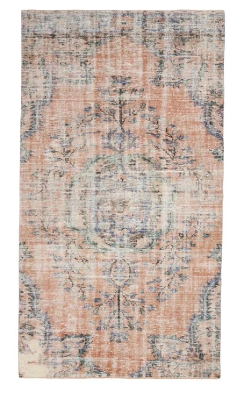 Turkish Vintage Rug 4’2’’ x 7’6’’ ft