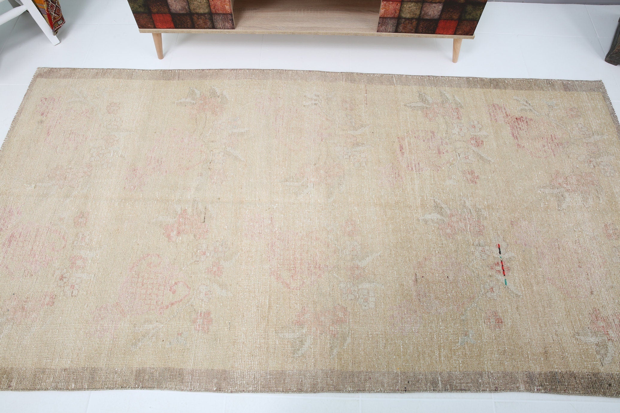 Turkish Vintage Rug 4’3’ x 8’4’