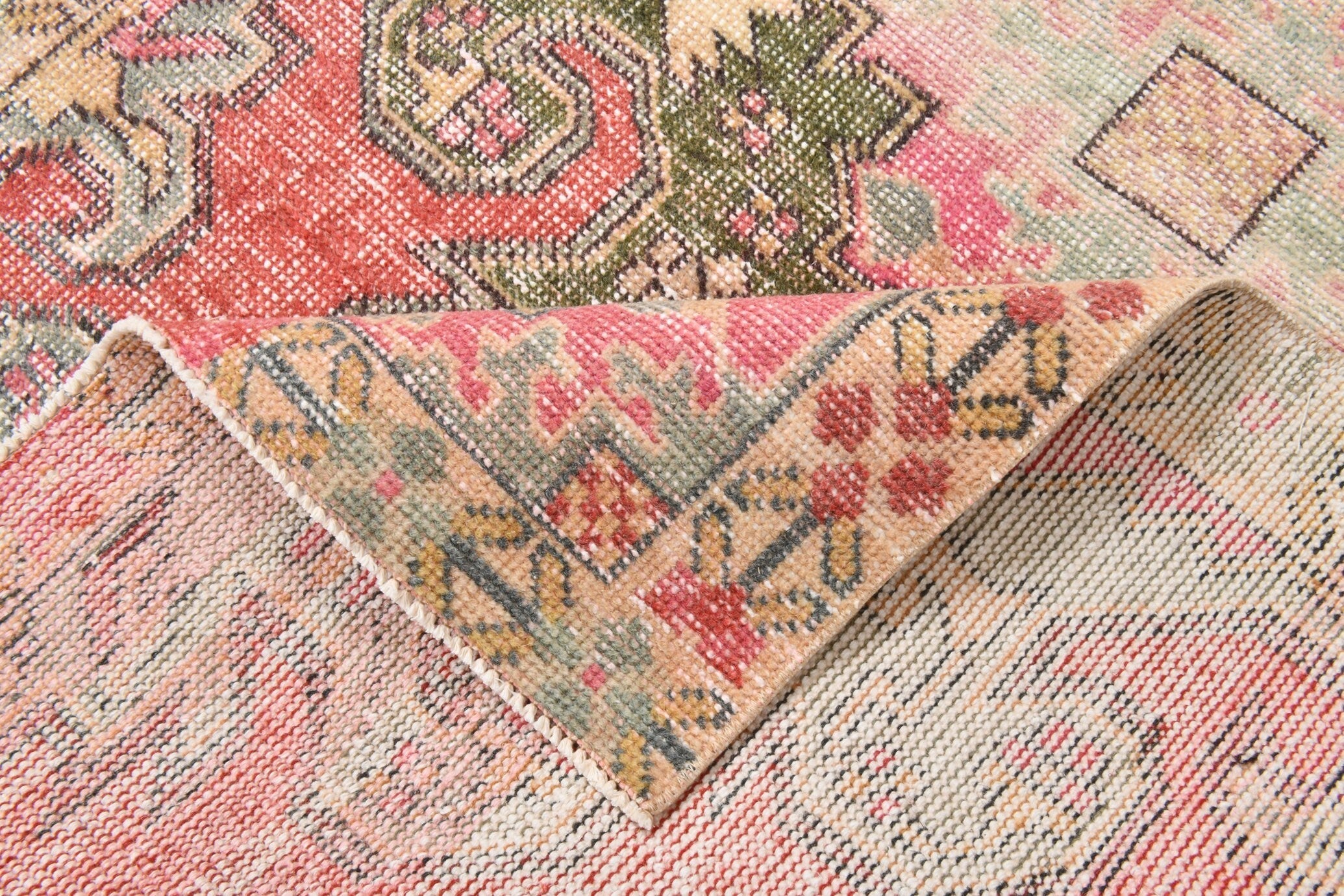 Turkish Vintage Rug  4'4" x 6'12" ft