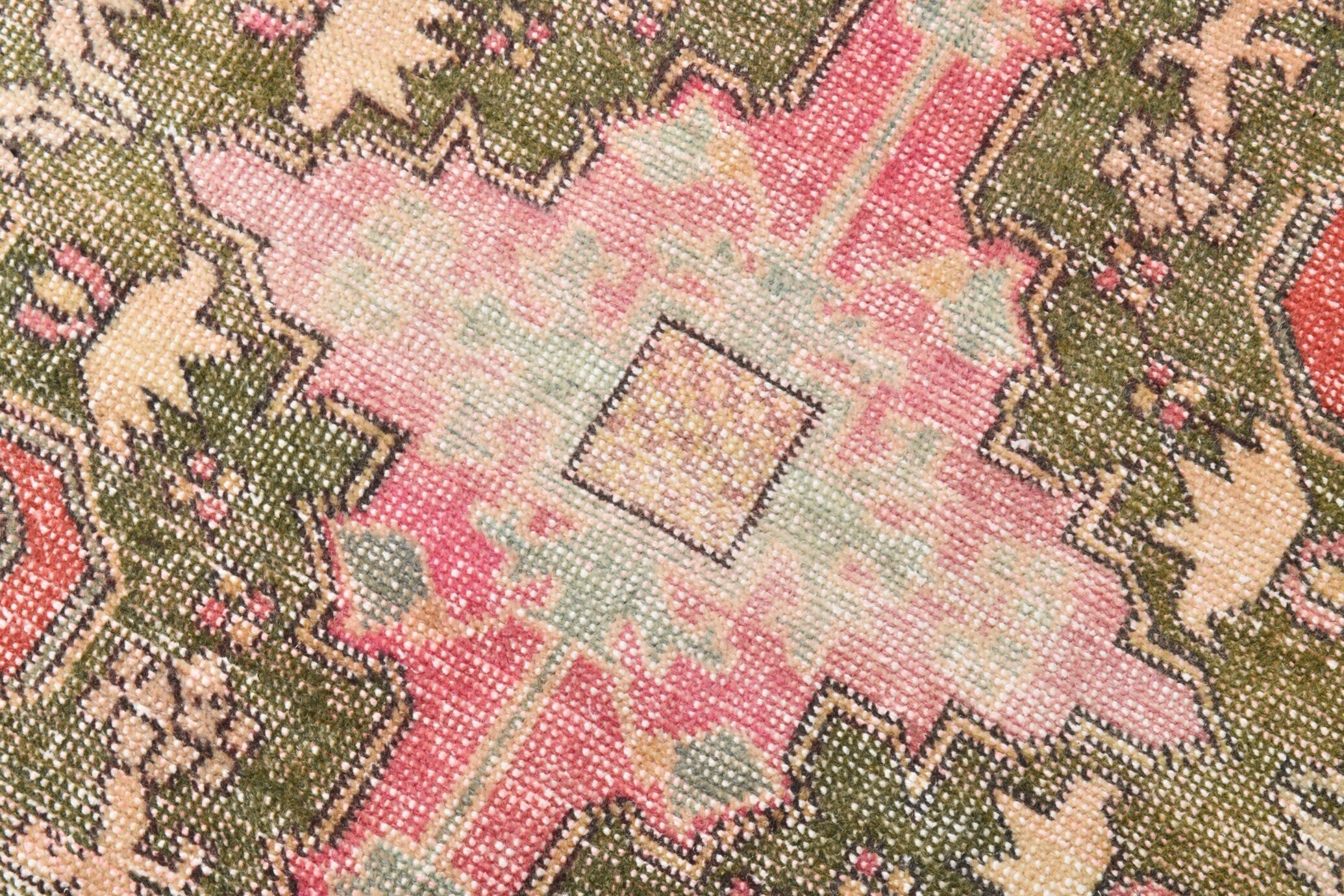 Turkish Vintage Rug  4'4" x 6'12" ft