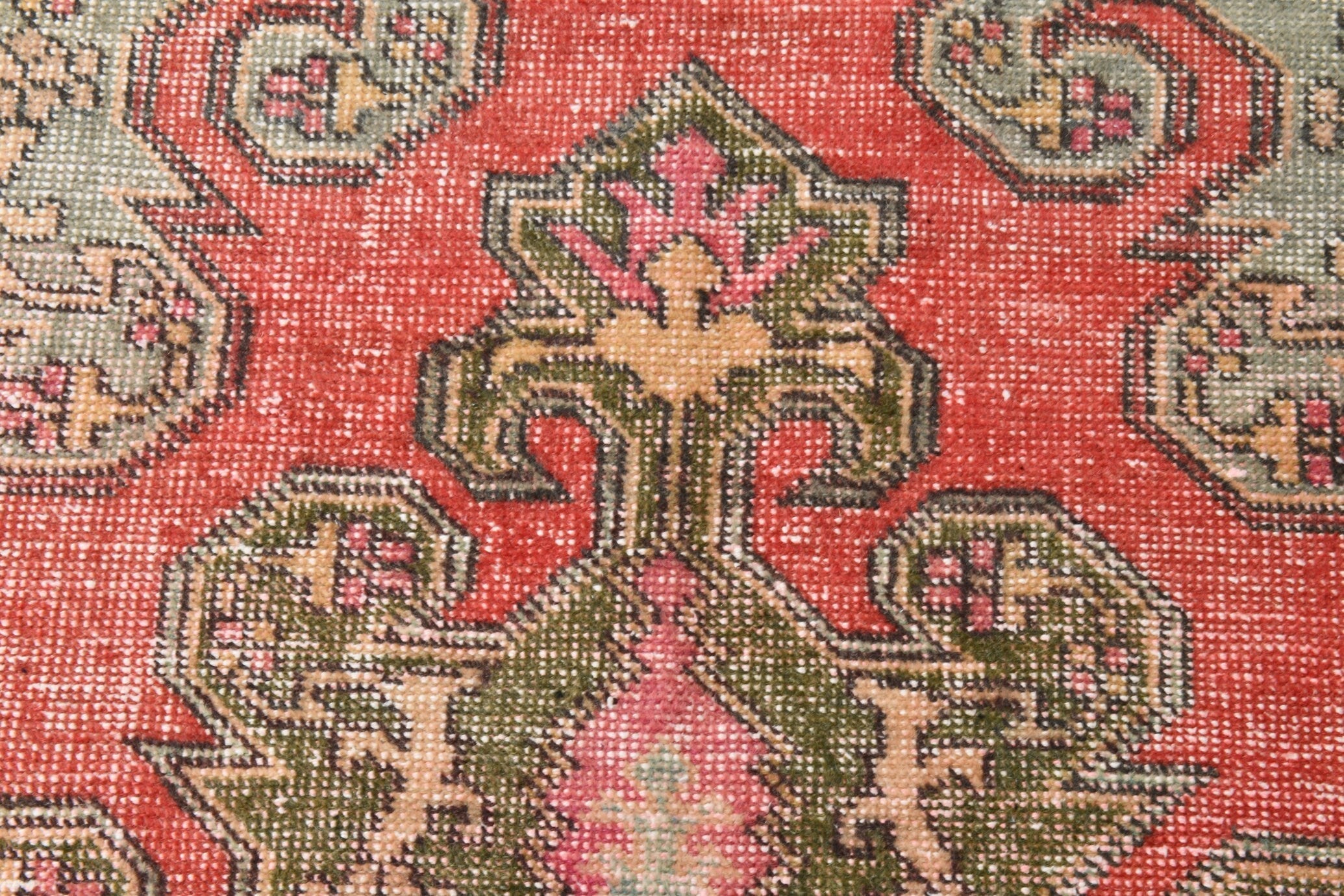 Turkish Vintage Rug  4'4" x 6'12" ft