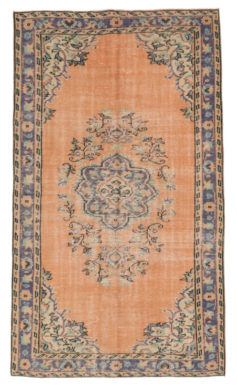 Turkish Vintage Rug 4’4’’ x 7’8’’ ft
