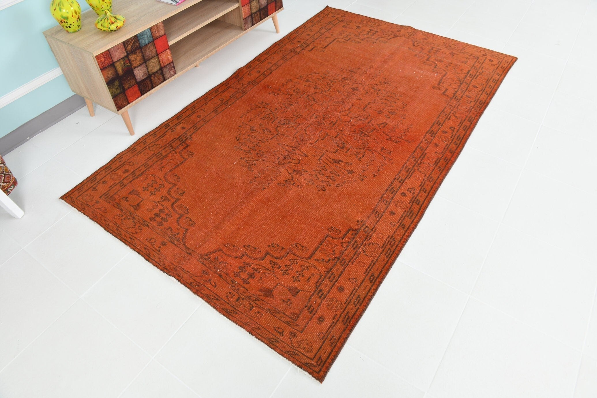 Turkish Vintage Rug 4’9’ x 7’10’
