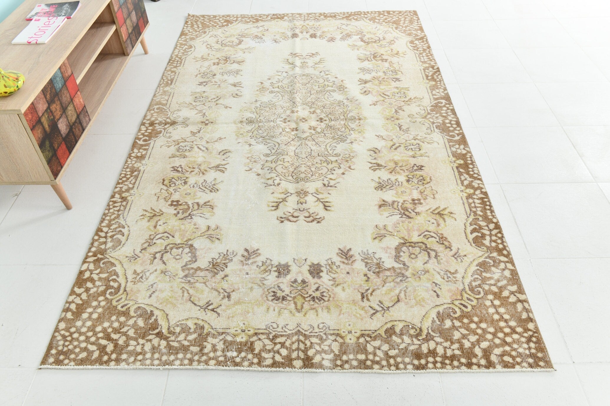 Turkish Vintage Rug 5’1’ x 8’6’