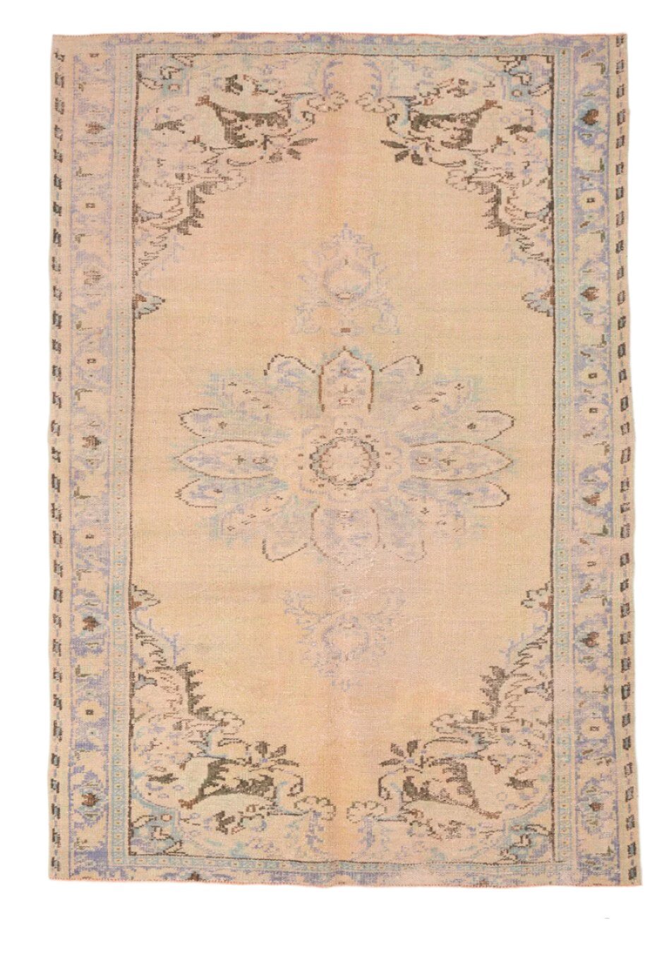 Turkish Vintage Rug  5'10" x 8'6" ft