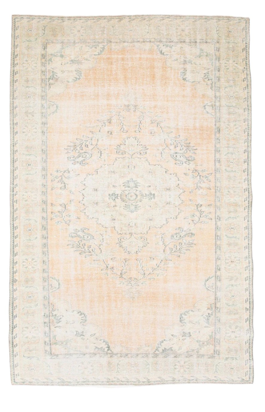 Turkish Vintage Rug 5’11’’ x 9’4’’ ft