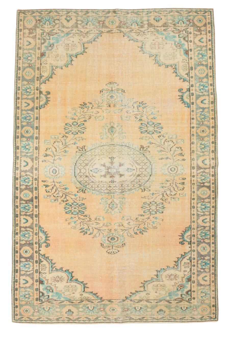 Turkish Vintage Rug 5’12’’ x 9’0’’ ft