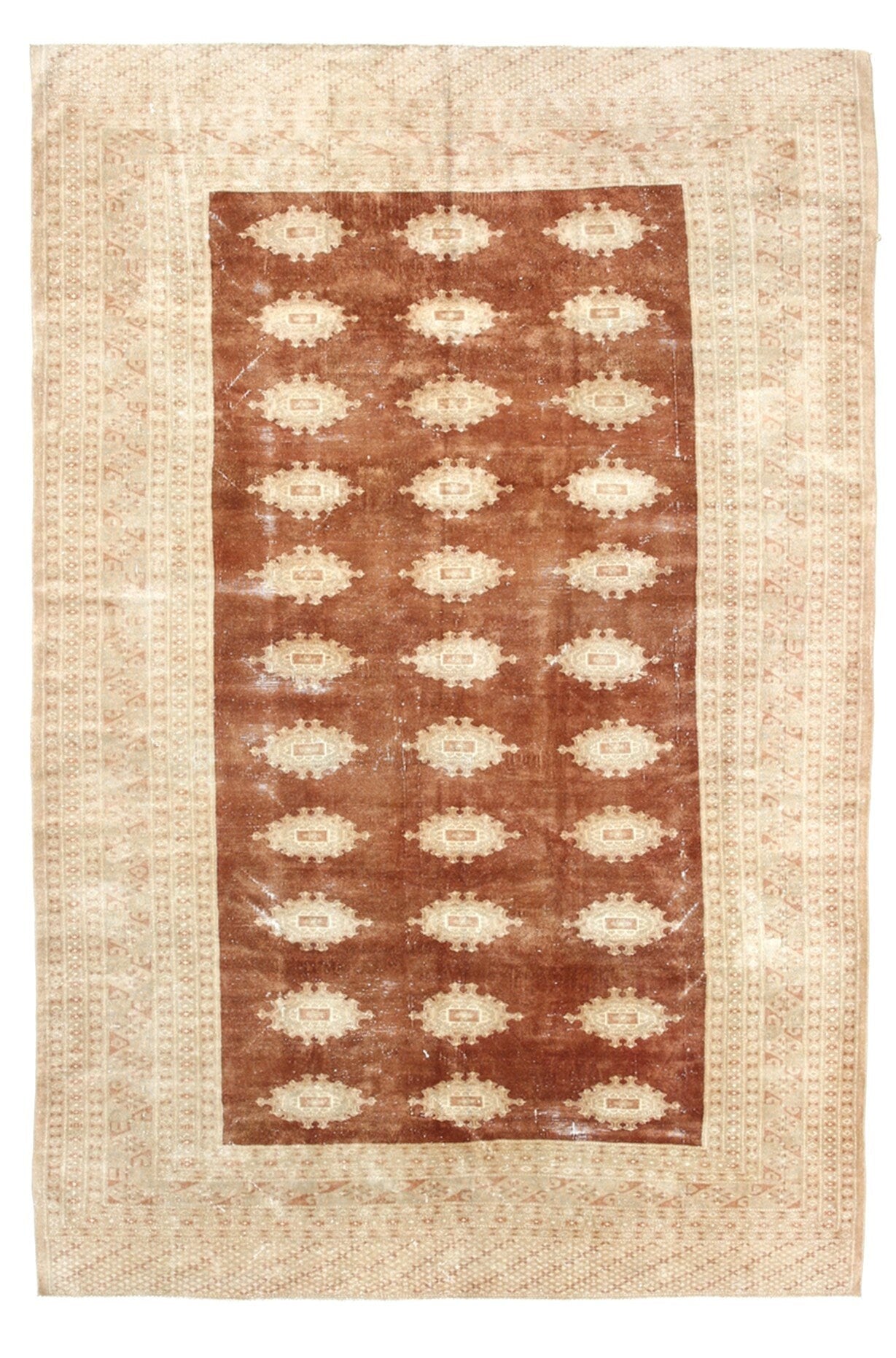 Turkish Vintage Rug  5'12" x 9'1" ft