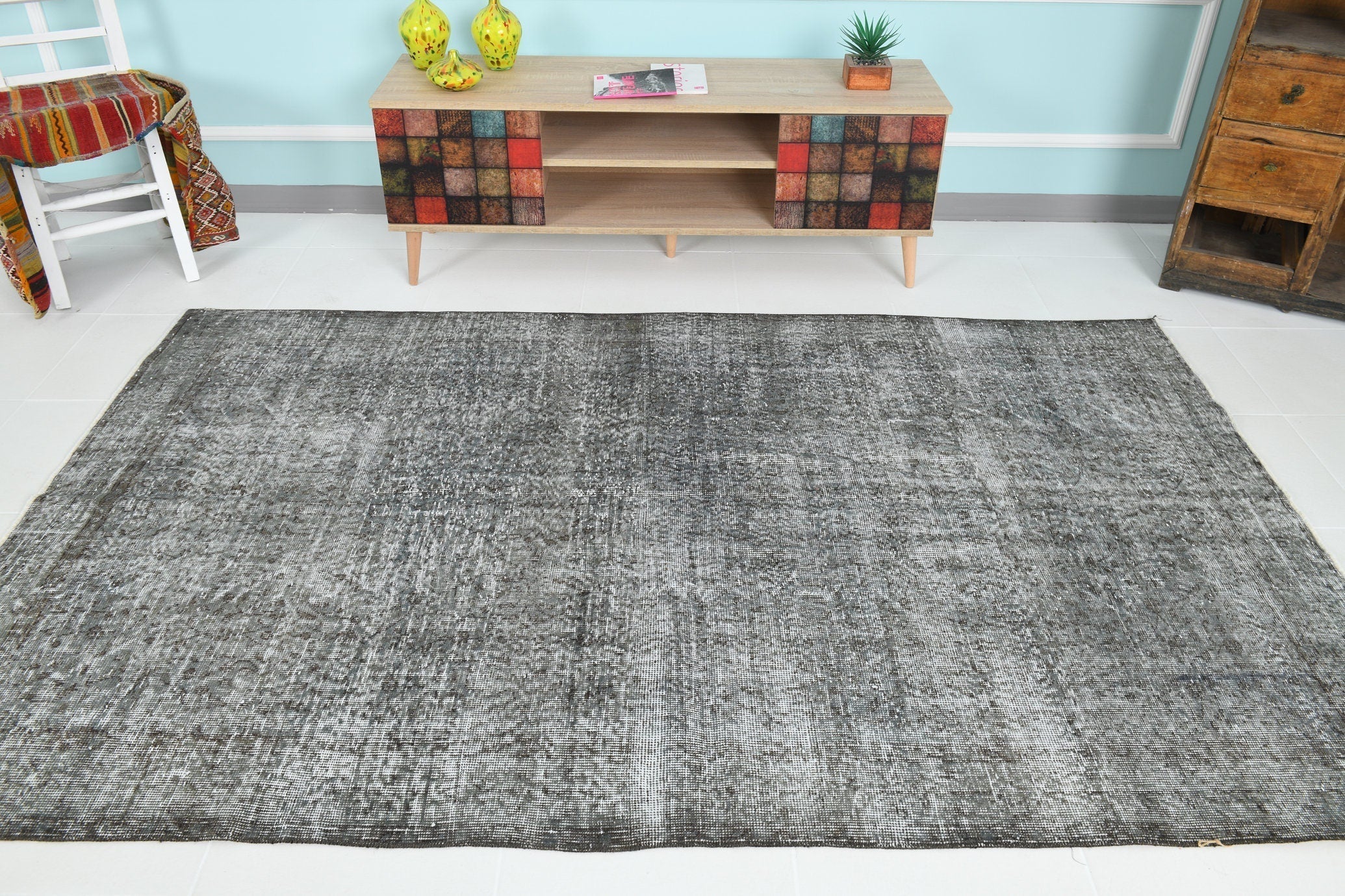 Turkish Vintage Rug 5’2’ x 8’2’
