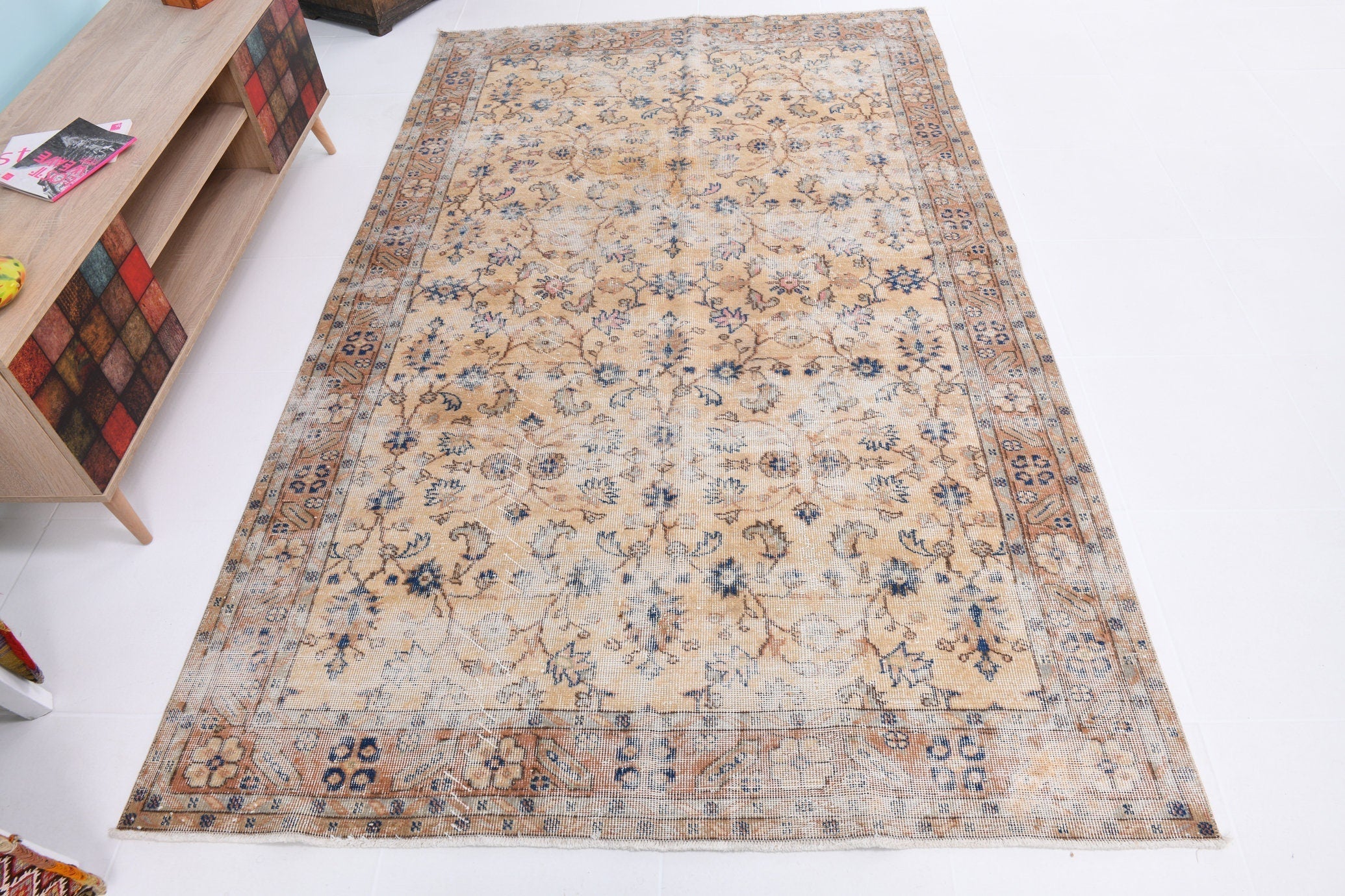 Turkish Vintage Rug 5’3’ x 8’7’