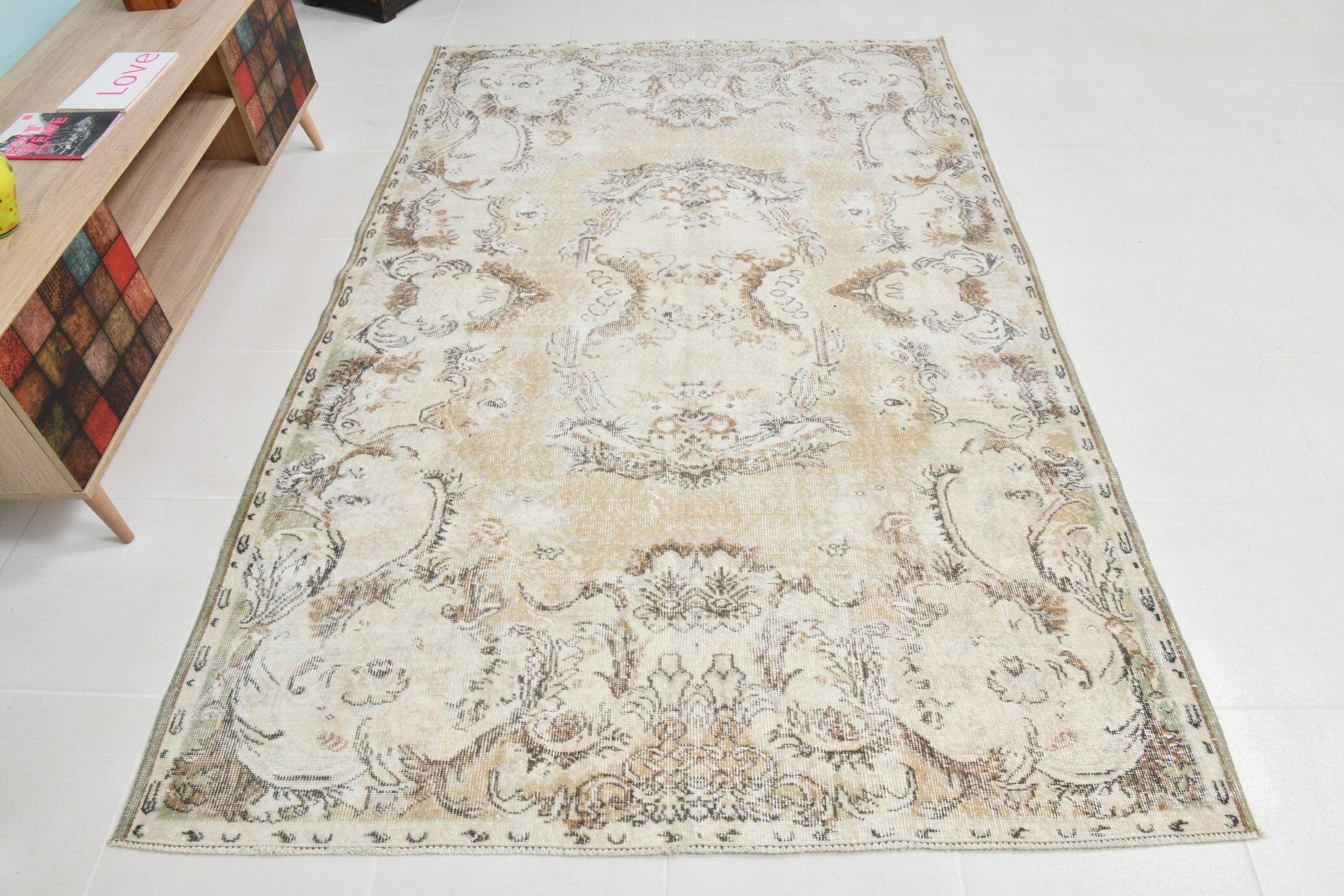 Turkish Vintage Rug 5’4’ x 8’2’