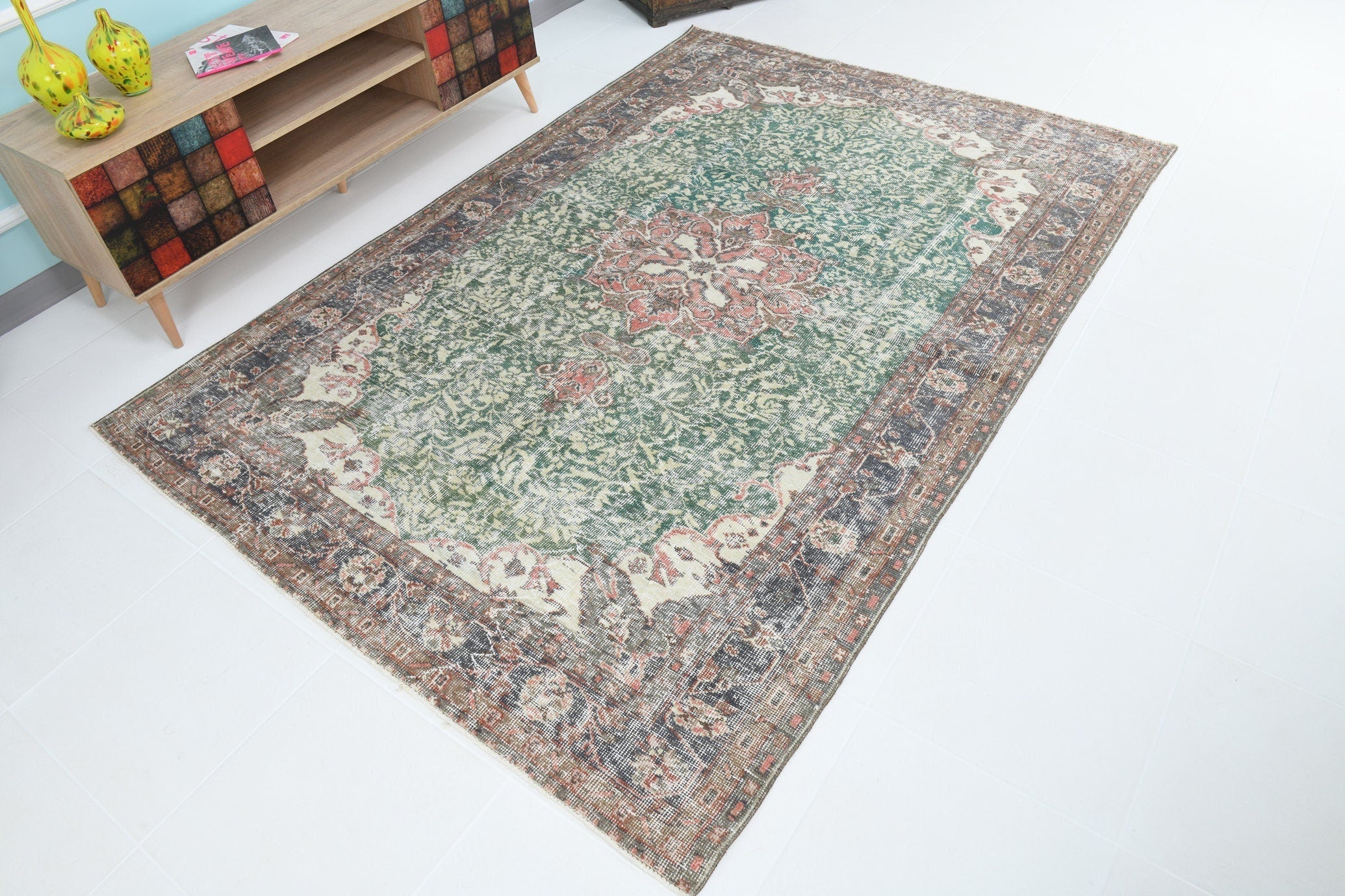 Turkish Vintage Rug 5’5’ x 8’0’