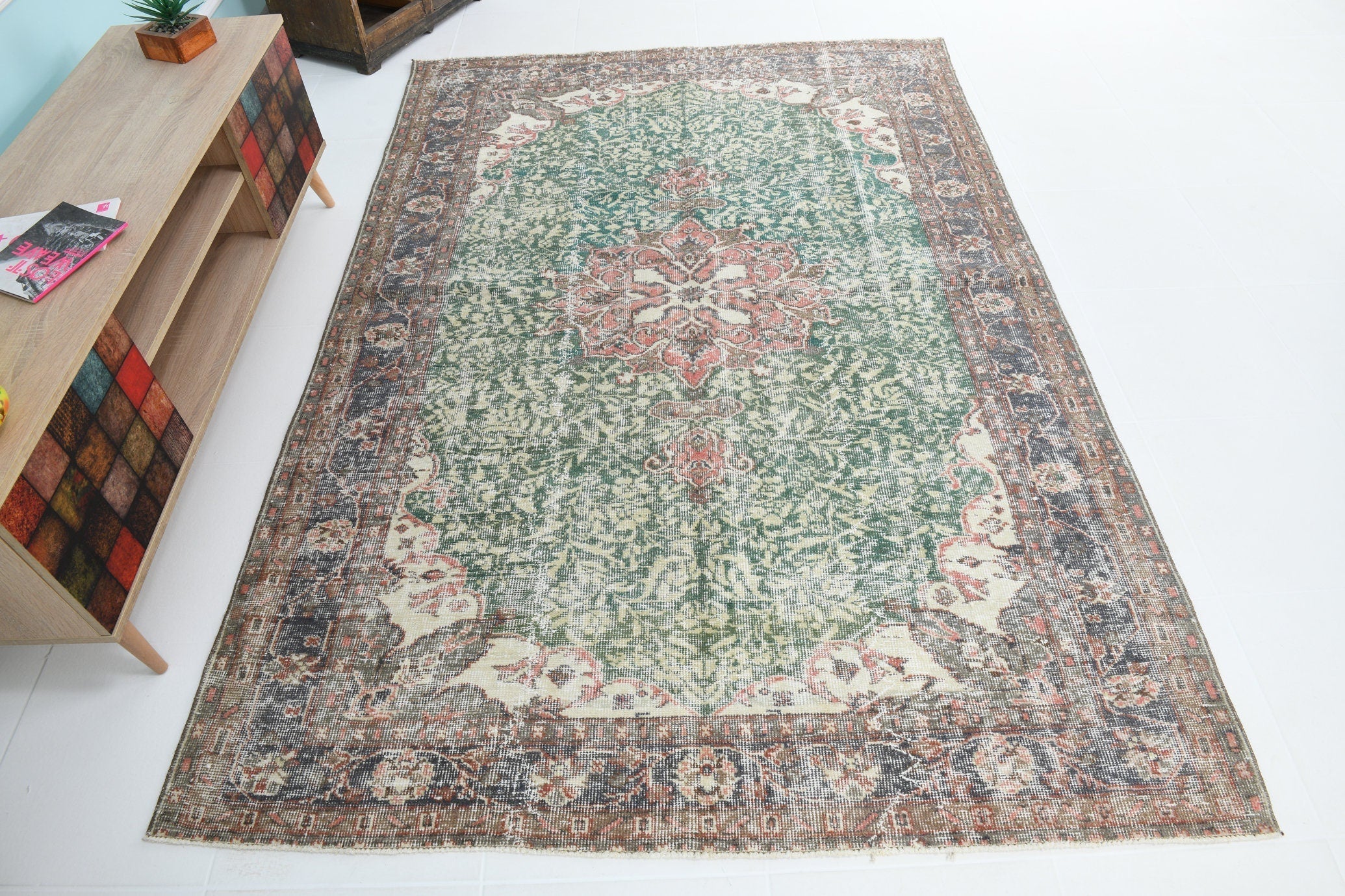 Turkish Vintage Rug 5’5’ x 8’0’