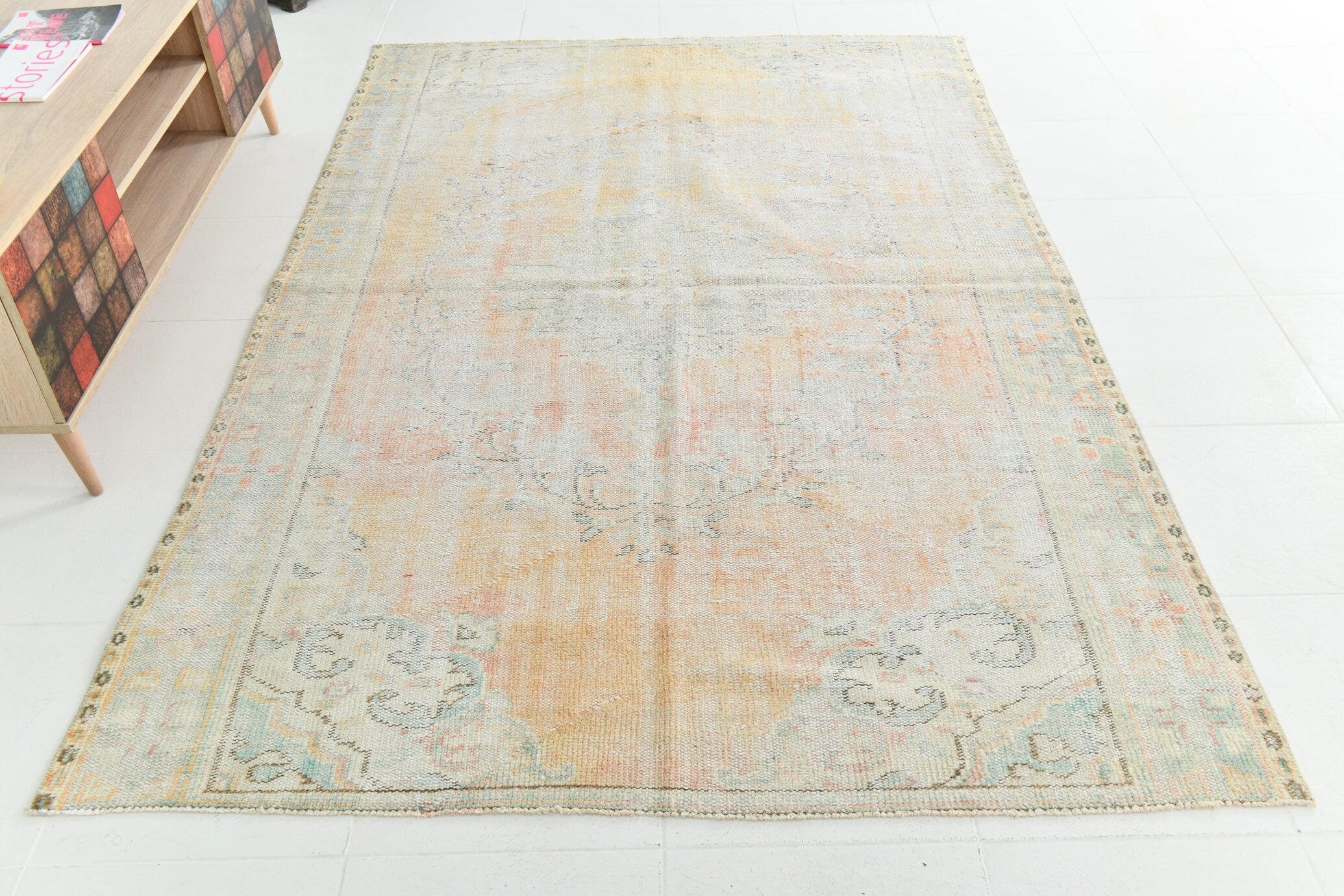 Turkish Vintage Rug 5’5’ x 8’3’