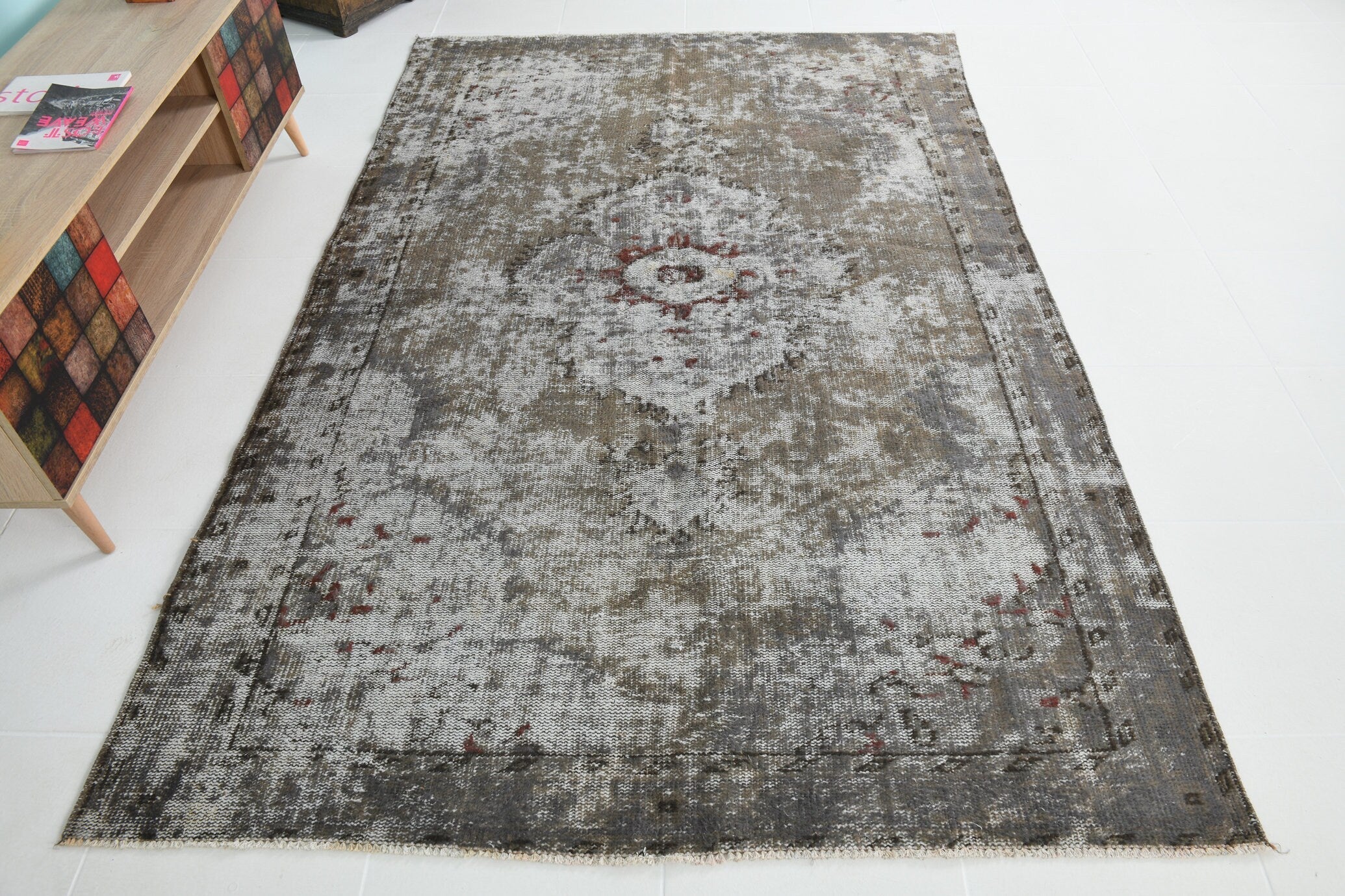 Turkish Vintage Rug 5’5’ x 8’4’