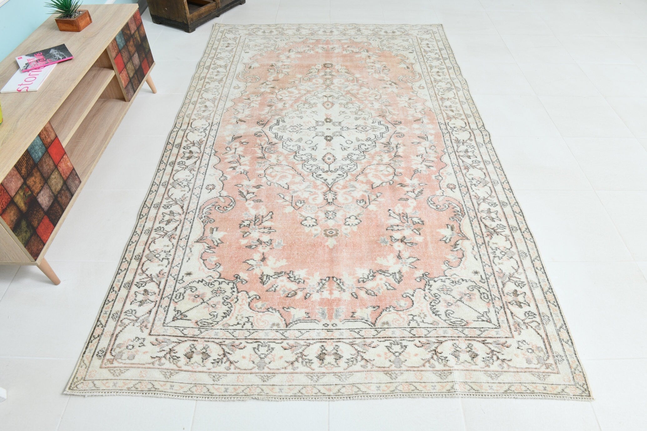 Turkish Vintage Rug 5’5’ x 8’9’