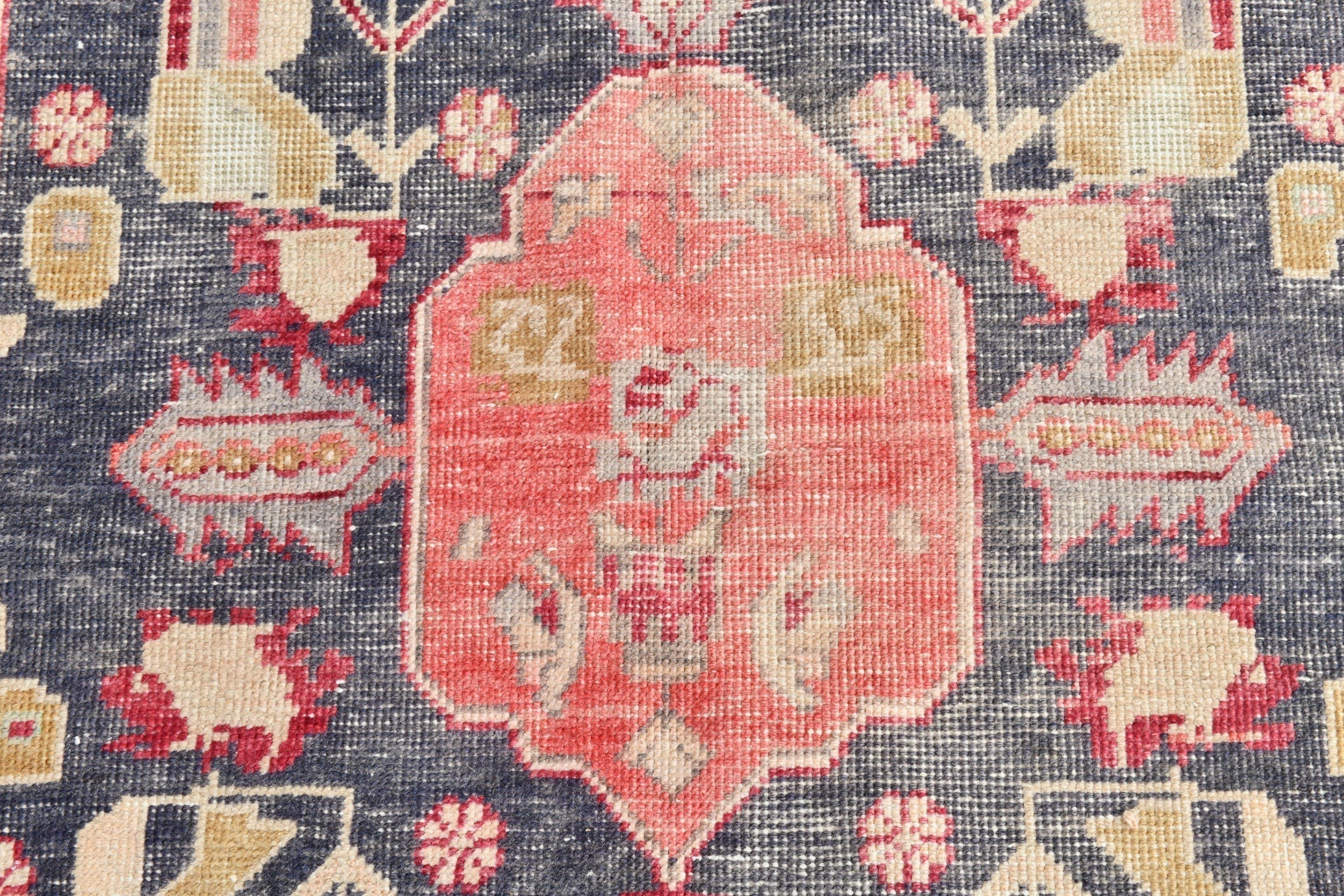 Turkish Vintage Rug 5’6’ x 10’1’ Red,Black