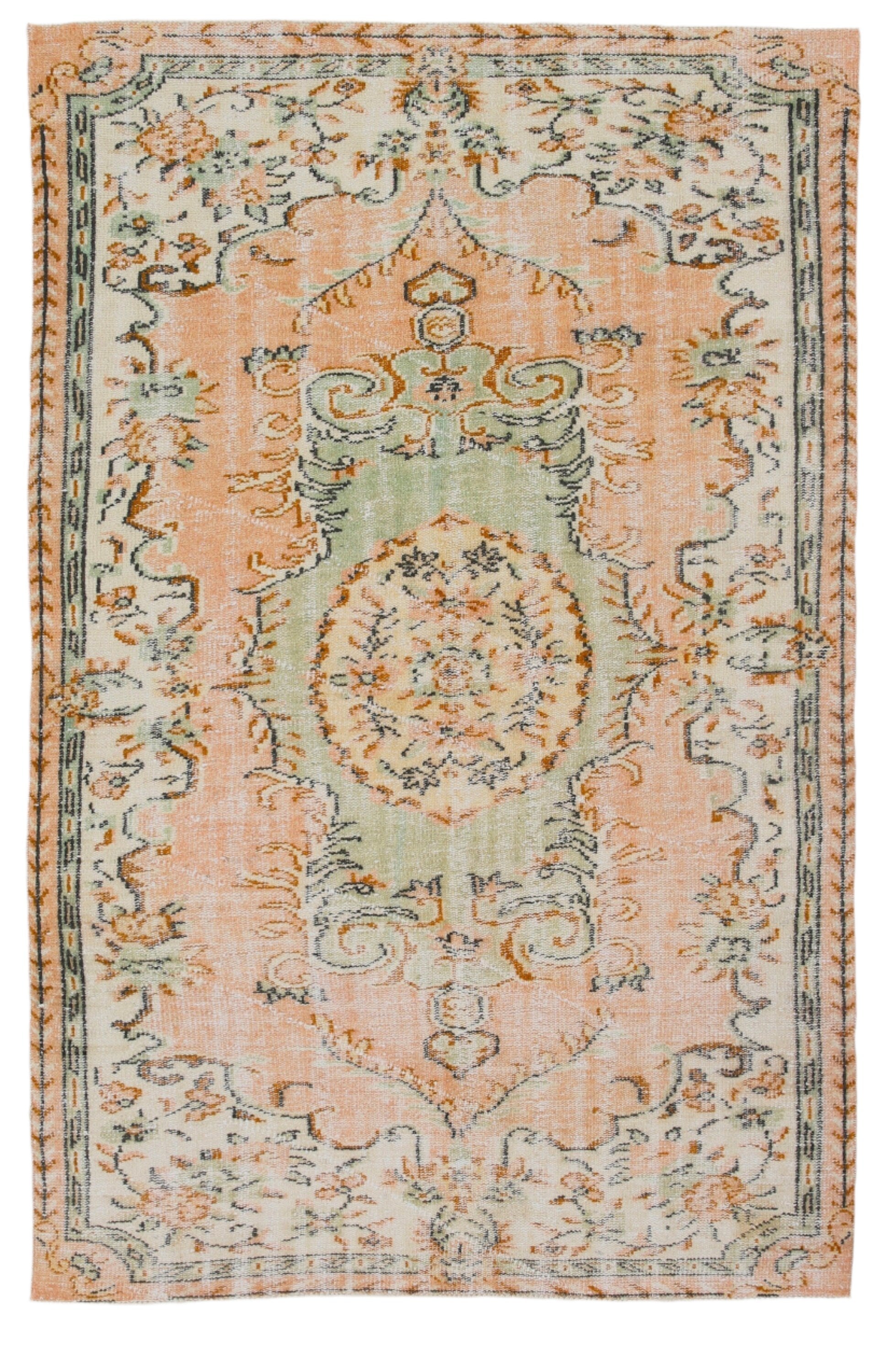 Turkish Vintage Rug 5’6’’ x 8’7’’ ft