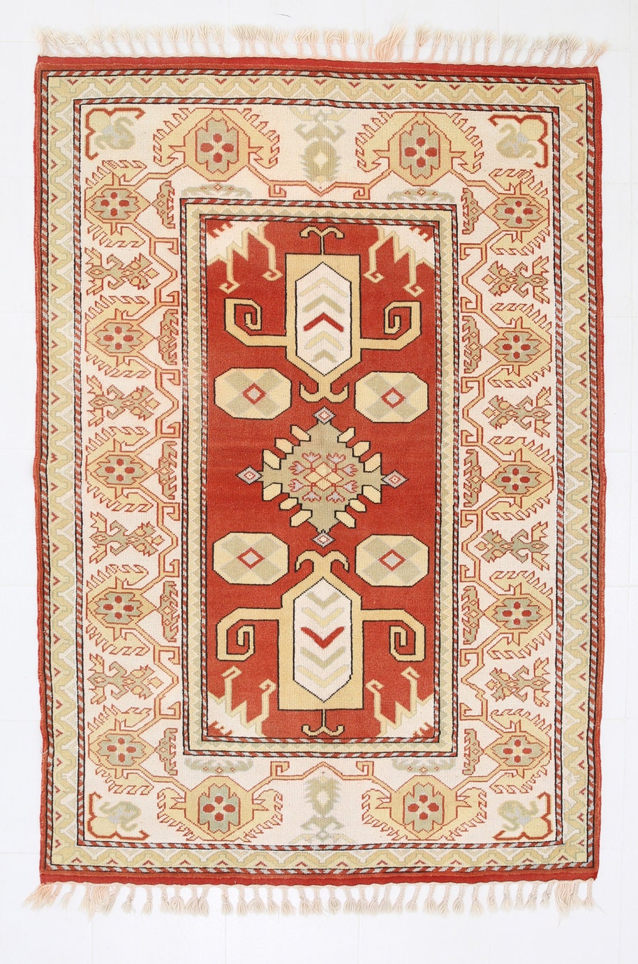 Turkish Vintage Rug  5'7" x 8'0" ft