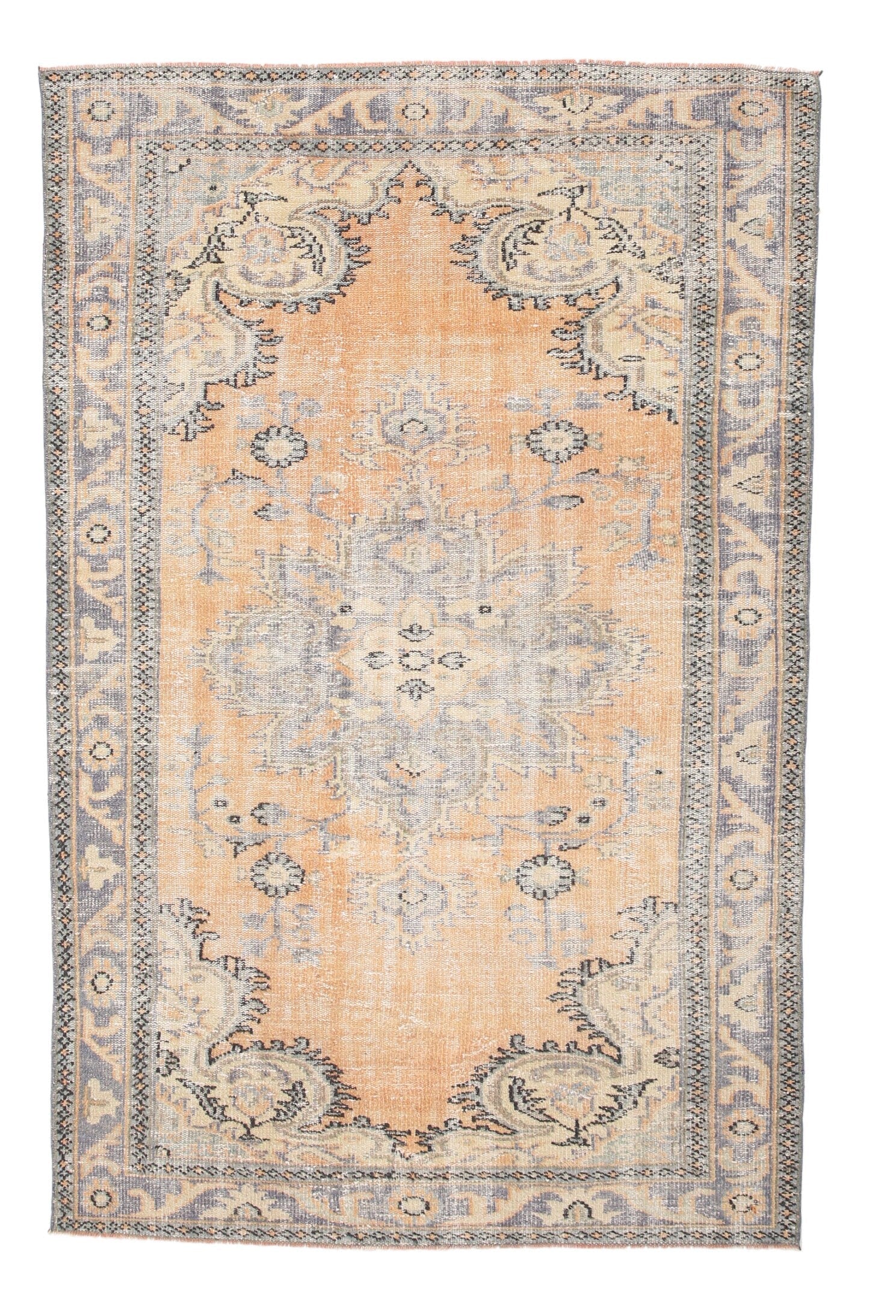 Turkish Vintage Rug 5’8’’ x 8’10’’ ft