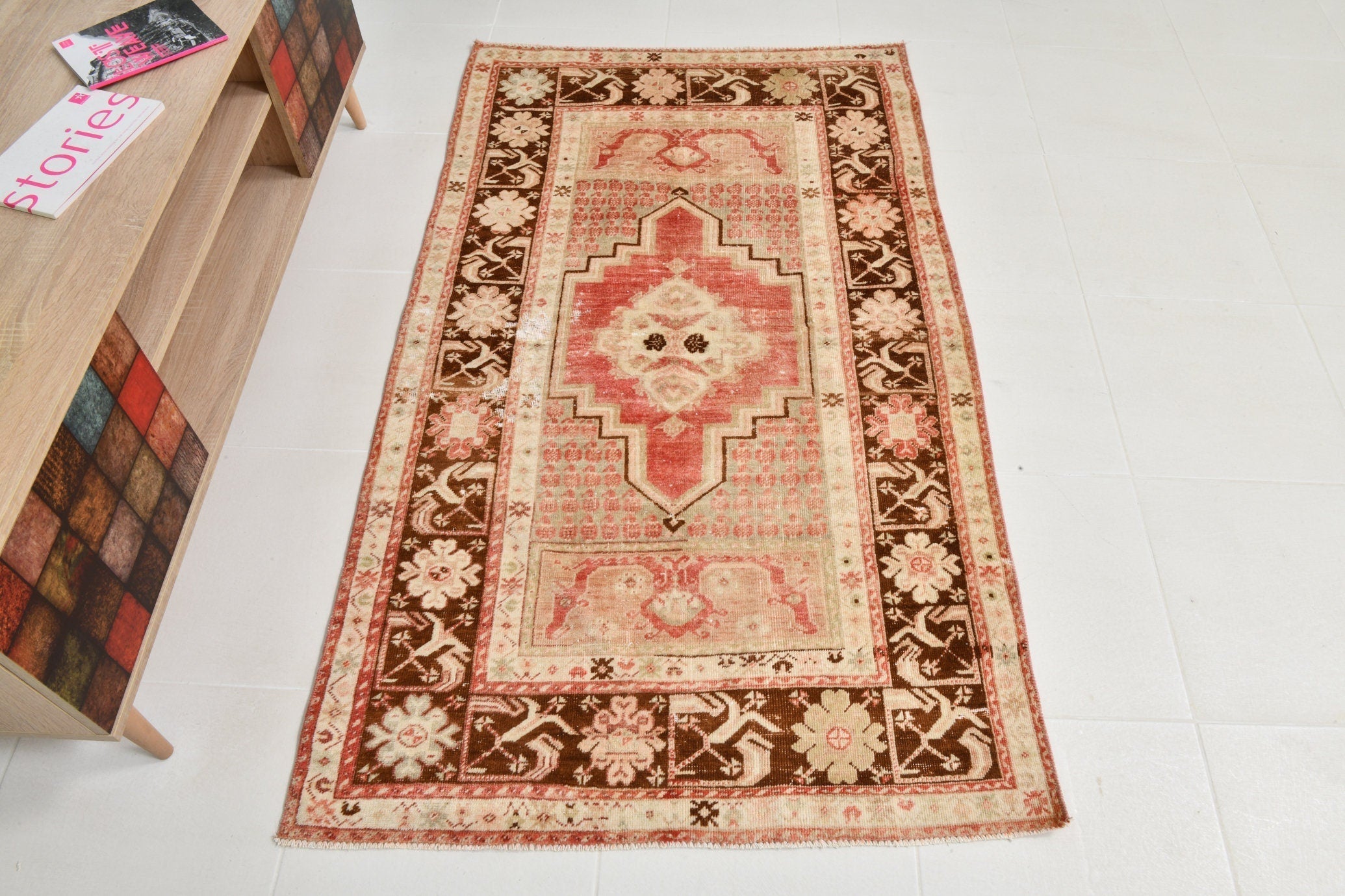 Turkish Vintage Rug 5’9’ x 3’4’