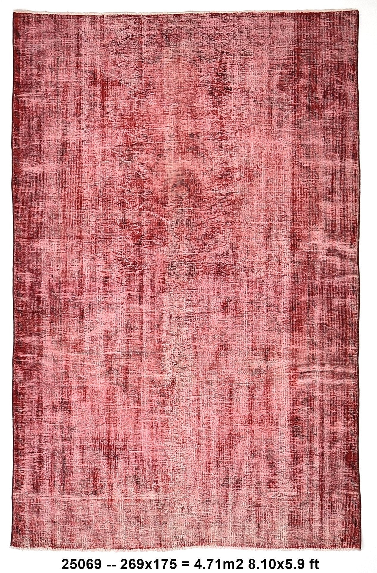 Turkish Vintage Rug  5'9" x 8'10" ft