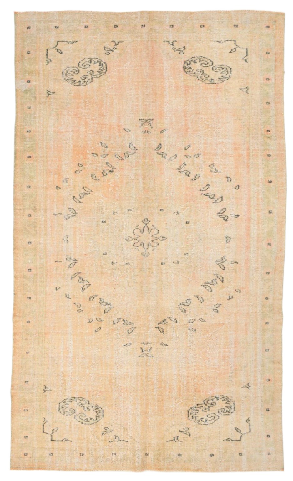 Turkish Vintage Rug 6’1’’ x 10’2’’ ft