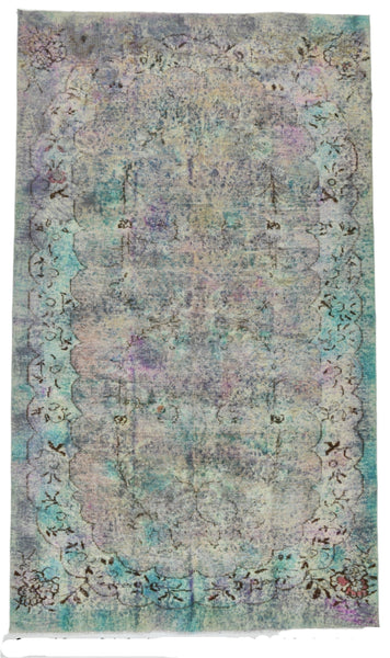 Turkish Vintage Rug  6'1" x 10'4" ft