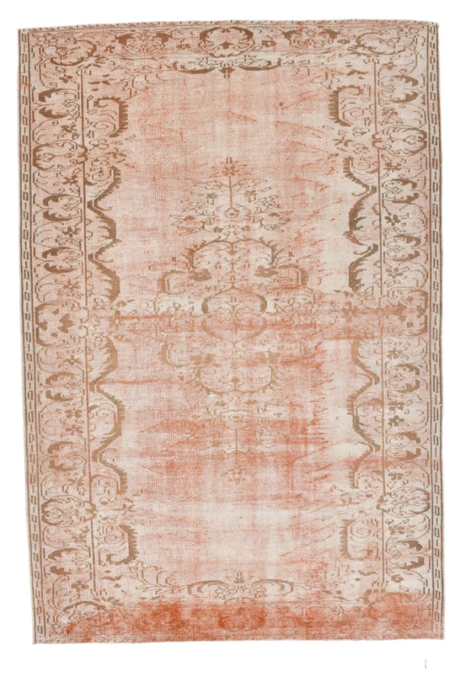 Turkish Vintage Rug  6'1" x 8'11" ft