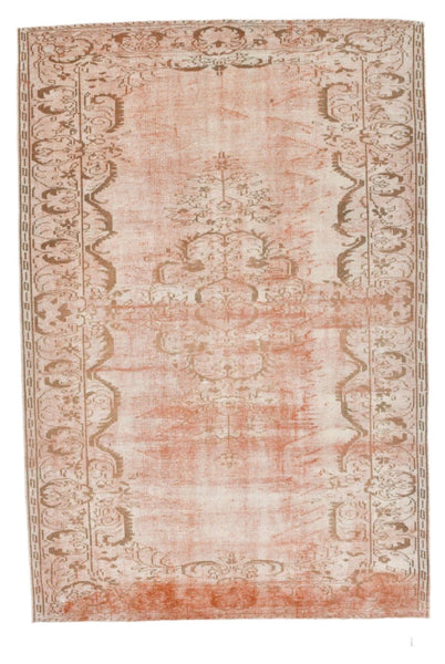 Turkish Vintage Rug  6'1" x 8'11" ft