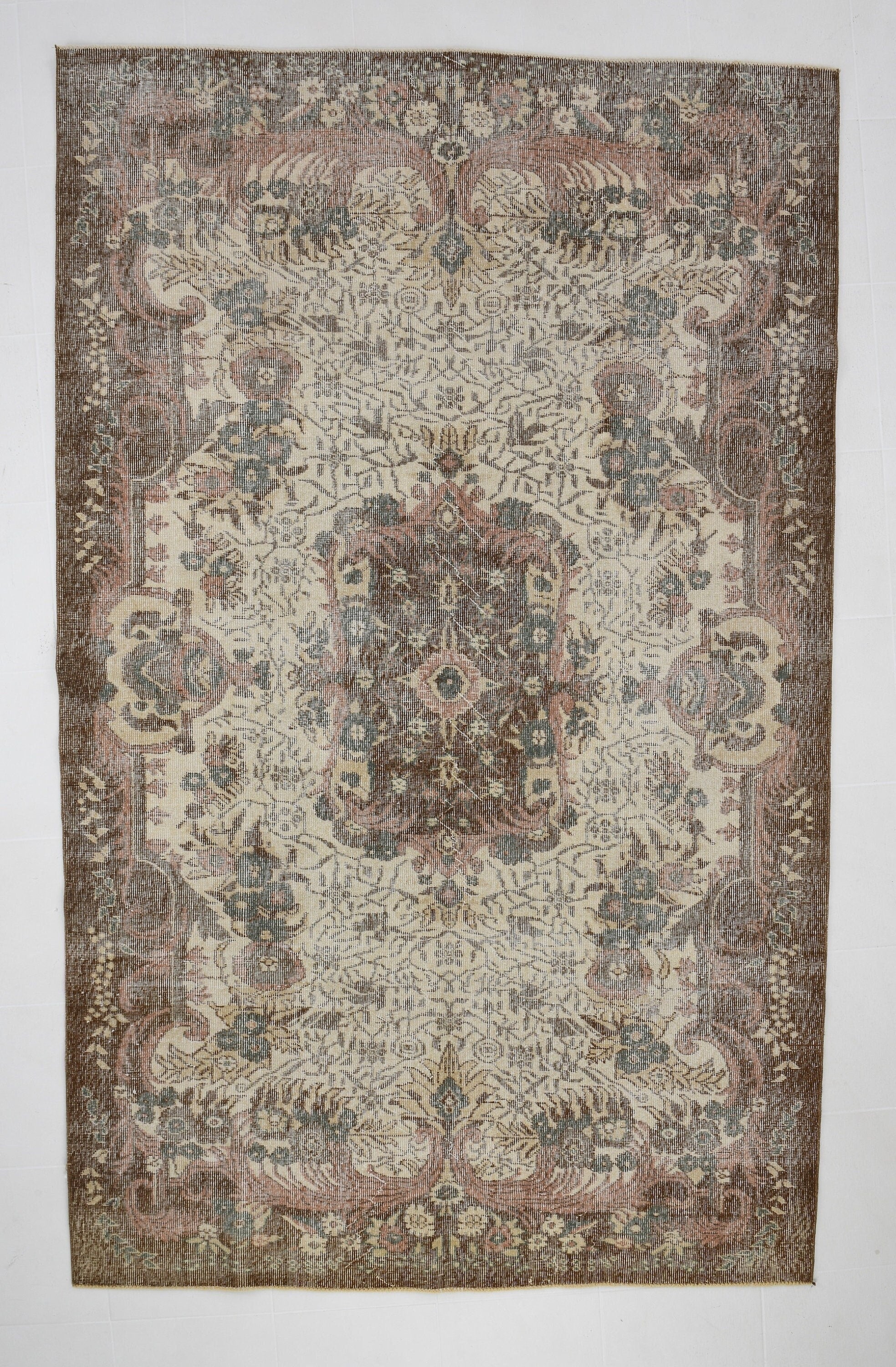 Turkish Vintage Rug 6’1’’ x 9’9’’ ft