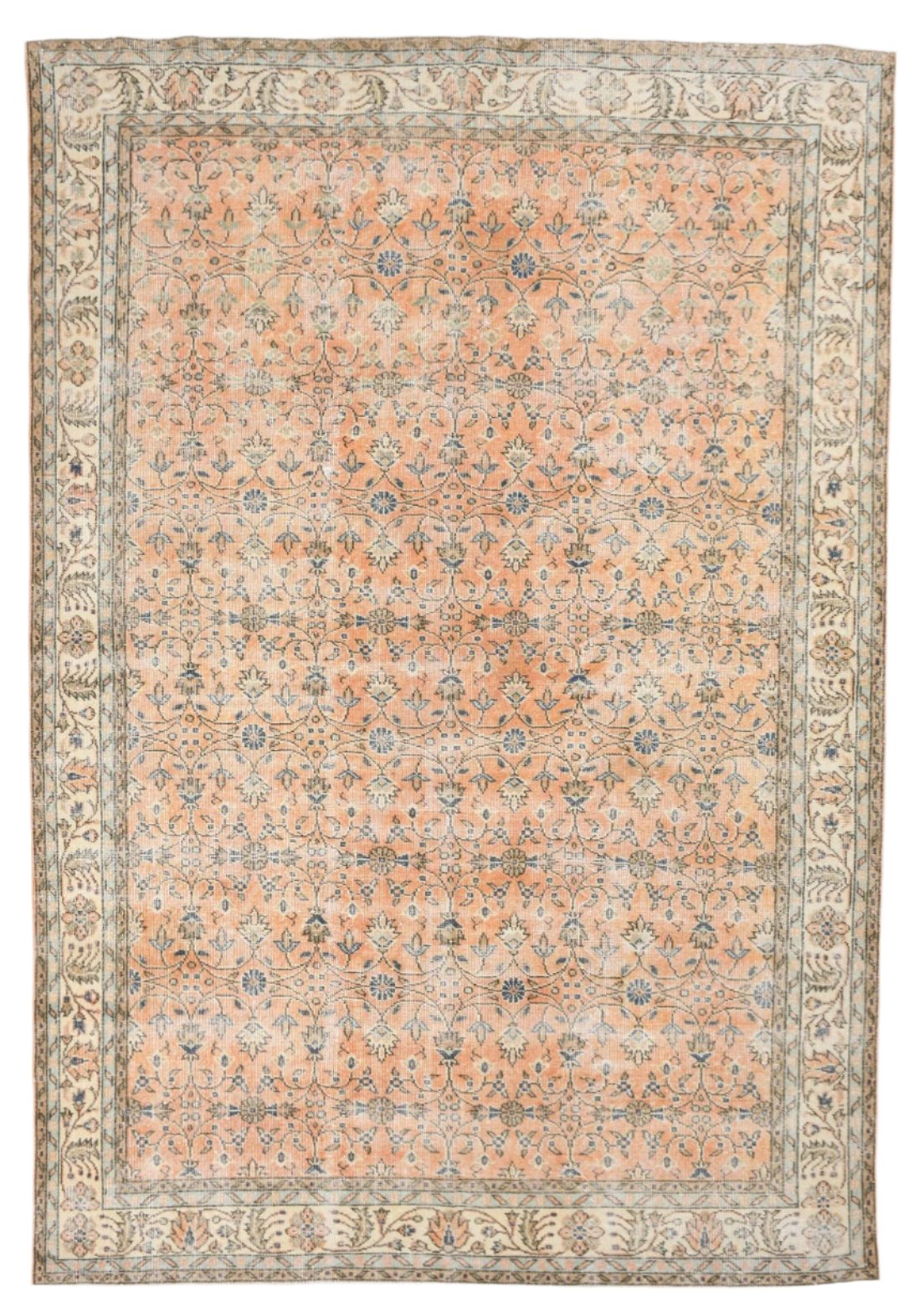 Turkish Vintage Rug 6’11’’ x 10’1’’ ft