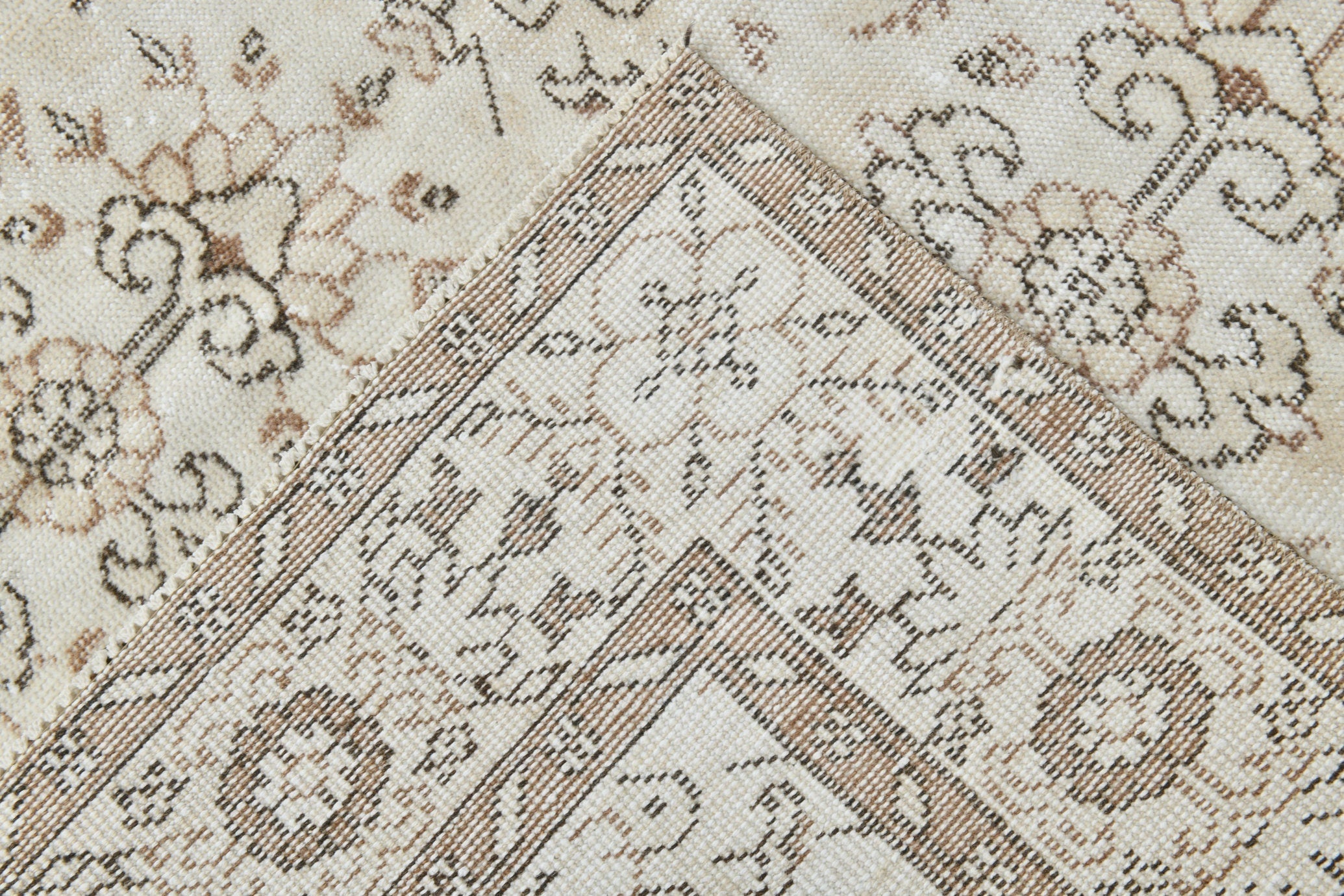 Turkish Vintage Rug  6'2" x 10'1" ft