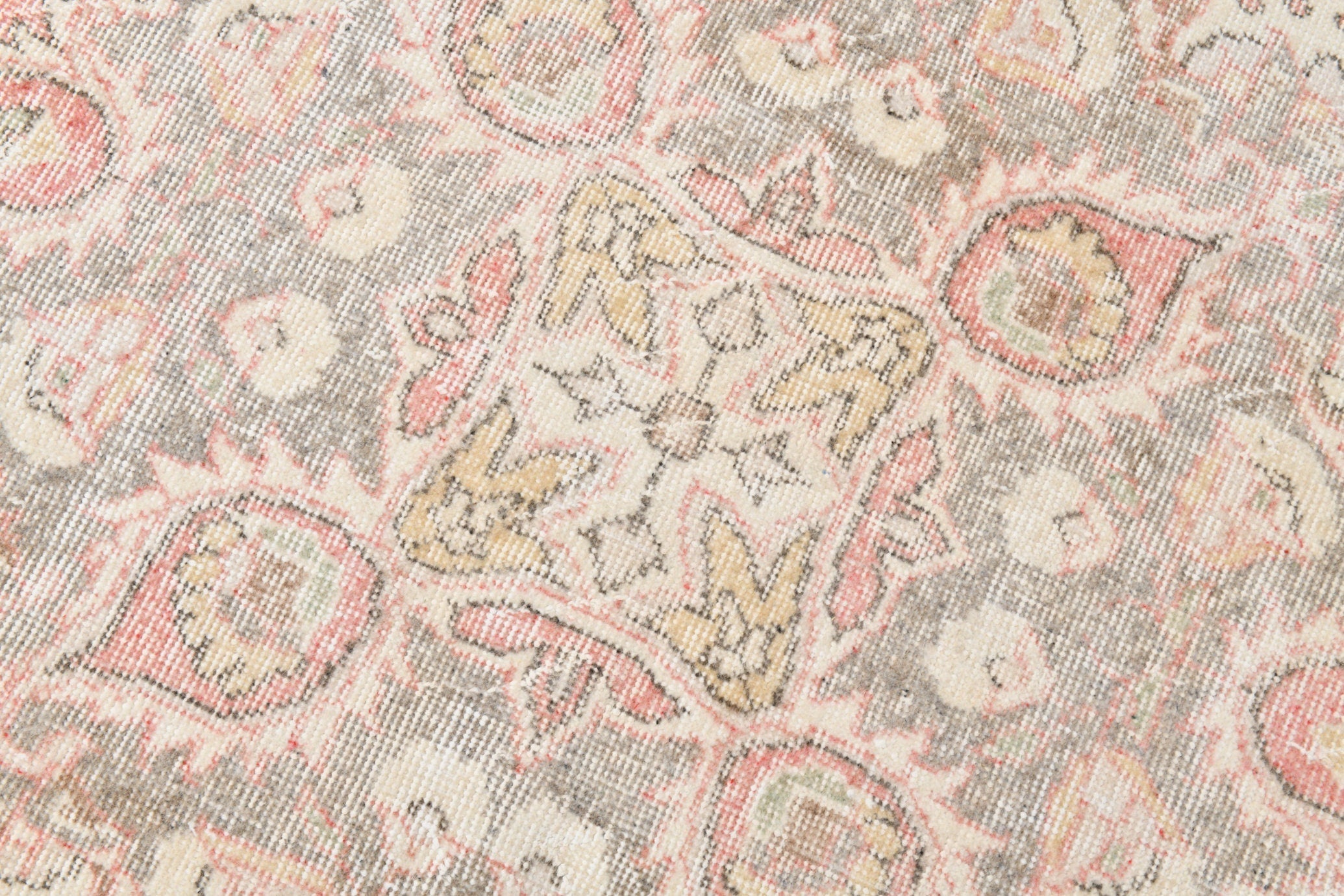 Turkish Vintage Rug  6'2" x 9'12" ft