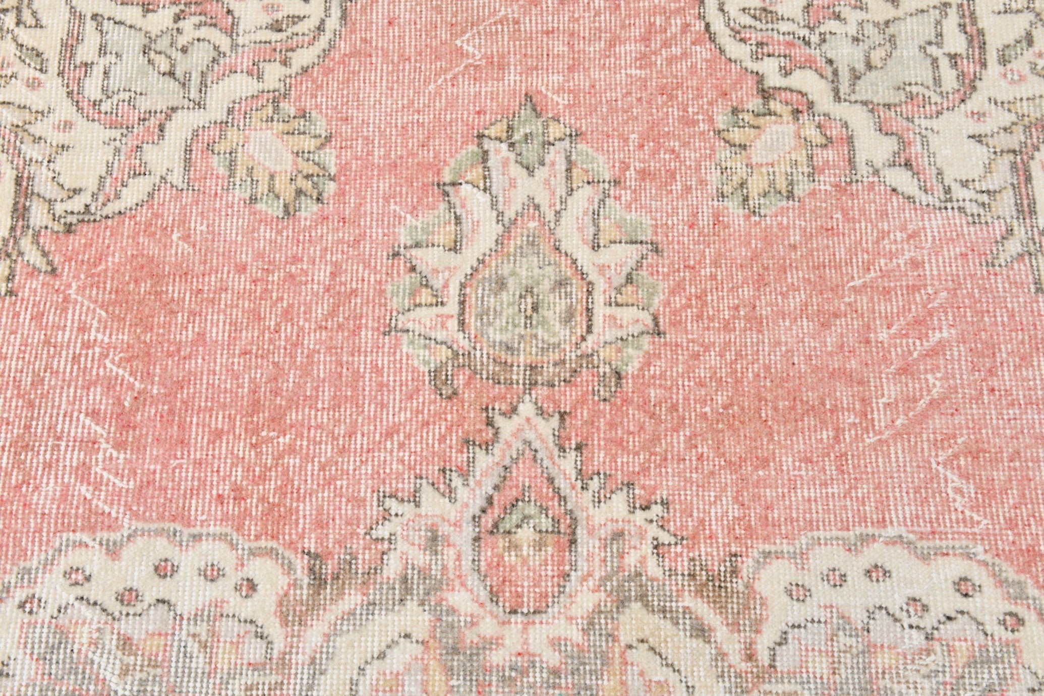 Turkish Vintage Rug  6'2" x 9'12" ft