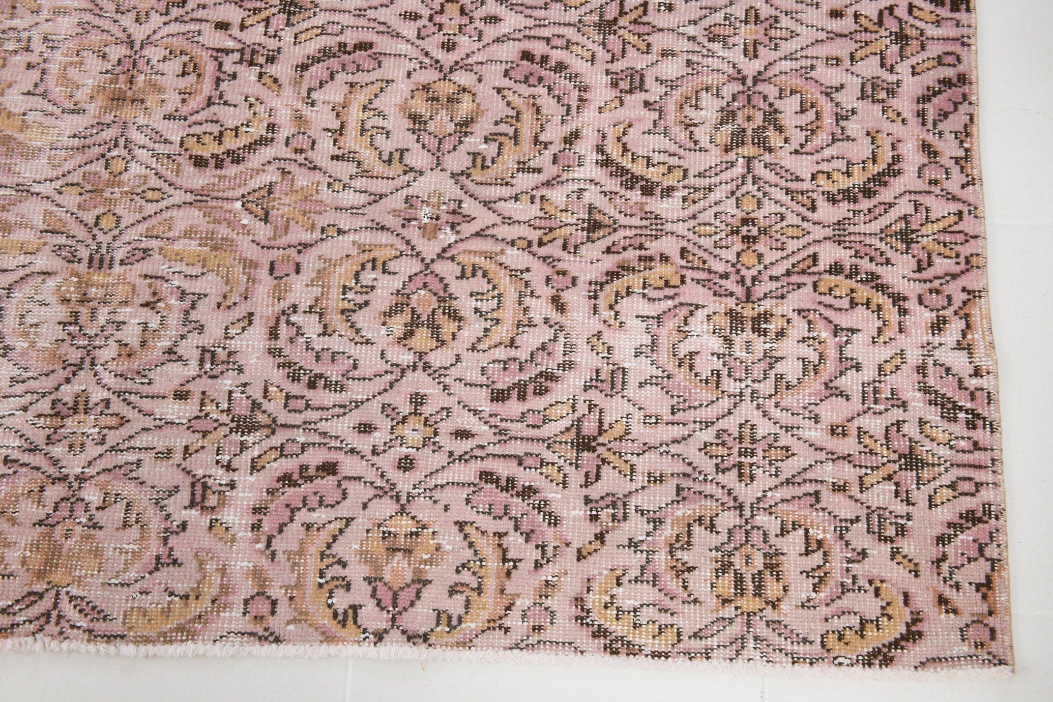 Turkish Vintage Rug  6'2" x 9'2" ft