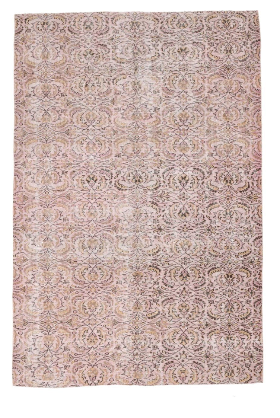 Turkish Vintage Rug  6'2" x 9'2" ft