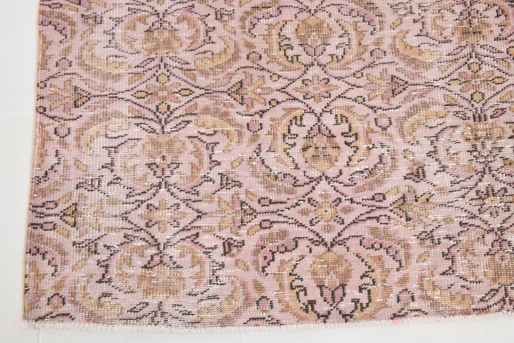 Turkish Vintage Rug  6'2" x 9'2" ft
