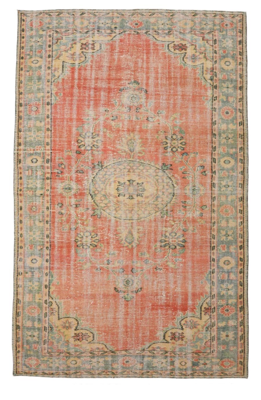 Turkish Vintage Rug 6’2’’ x 9’9’’ ft