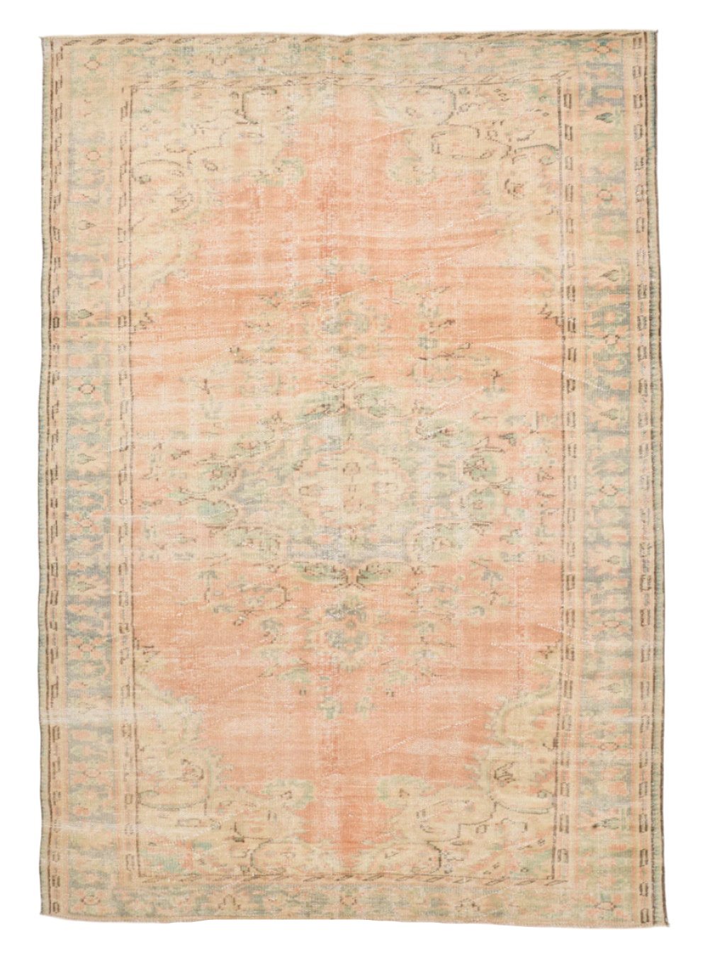 Turkish Vintage Rug 6’3’’ x 8’10’’ ft