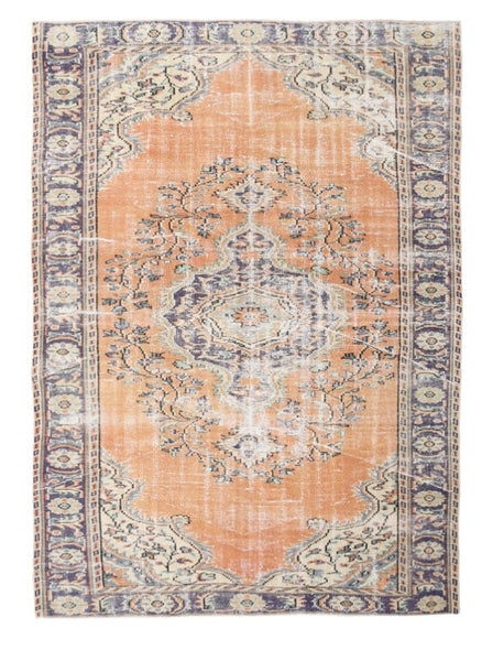 Turkish Vintage Rug 6’3’’ x 8’6’’ ft