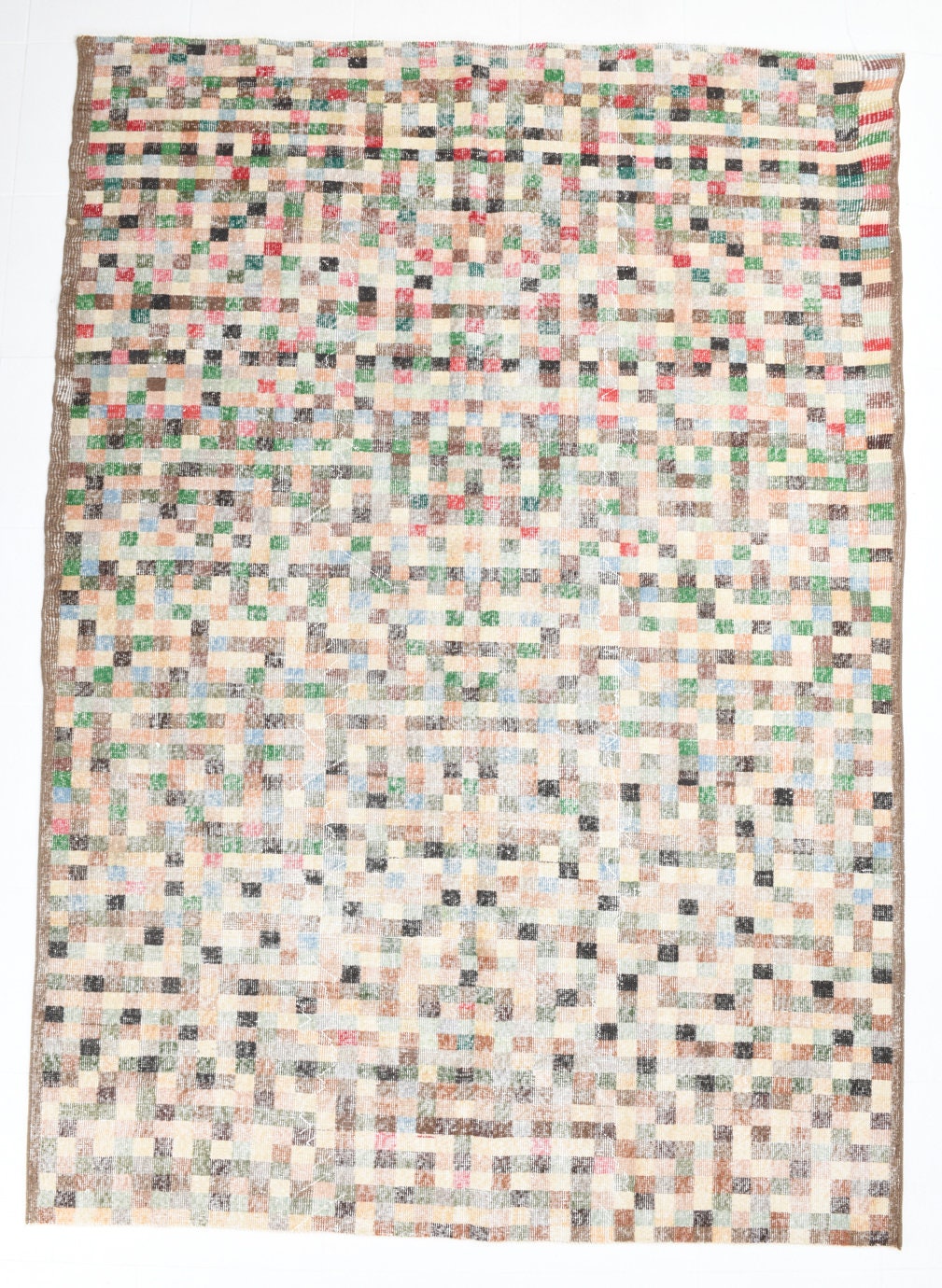 Turkish Vintage Rug 6’4’’ x 9’1’’ ft