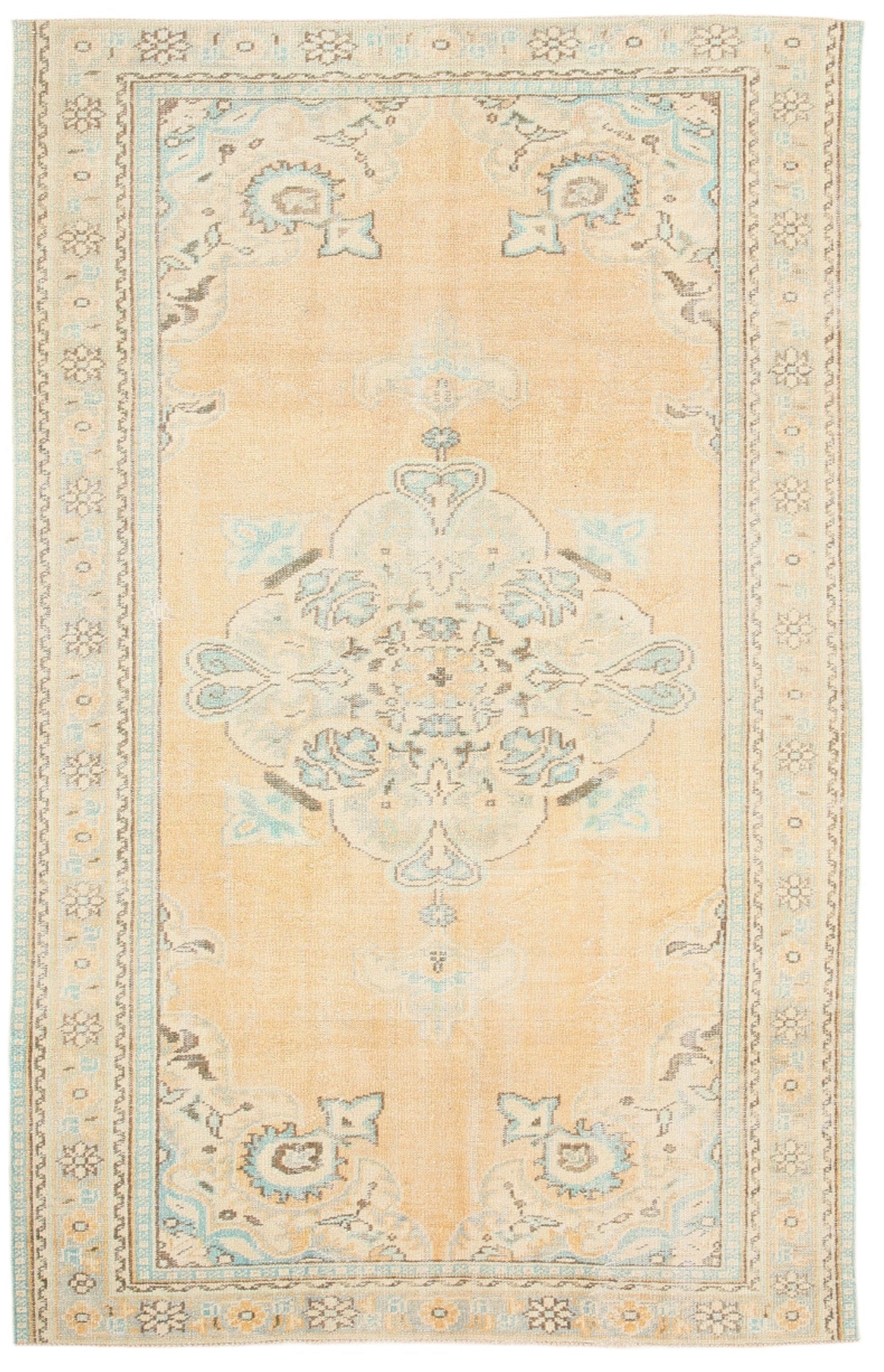 Turkish Vintage Rug 6’4’’ x 9’12’’ ft