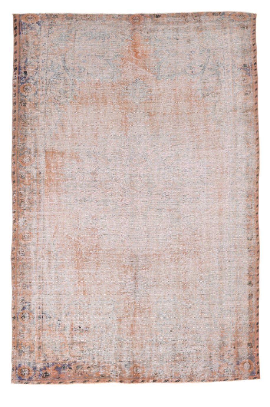 Turkish Vintage Rug  6'4" x 9'5" ft