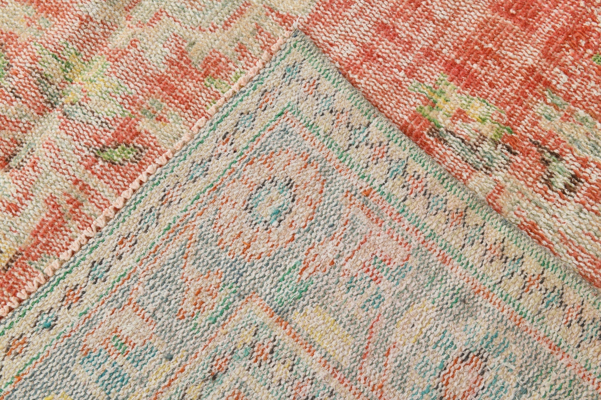 Turkish Vintage Rug  6'4" x 9'7" ft